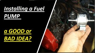 Installing An Electric Fuel Pump A Good or Bad Idea 4d56 [upl. by Warila]