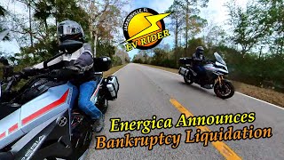 EV Motorcycle Brand Energica Annouces Bankruptcy [upl. by Tomasine]