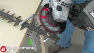 How to Sharpen Hedgetrimmer Blades [upl. by Eilrahc486]