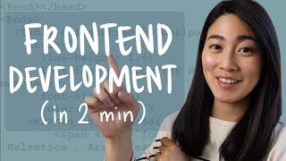 Frontend Development explained in 2 minutes  Tech in 2 [upl. by Loseff]