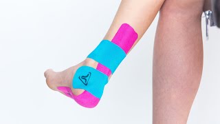 TRUETAPE® Achilles Tendonitis  Kinesiology Tape Instruction [upl. by Julieta]