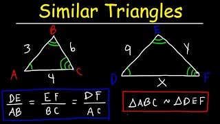 Similar Triangles and Figures Enlargement Ratios amp Proportions Geometry Word Problems [upl. by Sell]