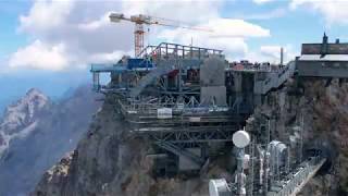 Zeitraffer Bergstation  Seilbahn Zugspitze [upl. by Magdau]