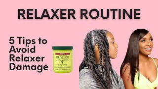 Relaxer Routine 5 Tips to Avoid Damage l KSTIKESDESIGNS [upl. by Sieracki620]