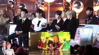 EXO reaction to Red Velvet Peekaboo amp Red Flavor 171202 [upl. by Banks]