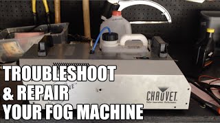 Fog Machine Troubleshooting and Repair [upl. by Neram]