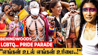 quotஇது எங்களோட உடல் எங்களோட உரிமைquot LGBTQ PRIDE PARADE  LIVE VISIT [upl. by Alaet]