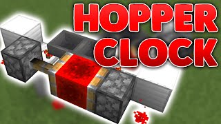 How To Build A Hopper Clock In Minecraft Etho Hopper Clock [upl. by Hillery]