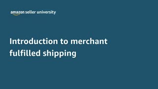 Amazon Merchant Fulfilled Orders FBM  Introduction on How to Ship Products on Your Own [upl. by Cath63]