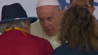 Pope visits Maskwacis AB [upl. by Schreibman]