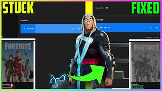 How to FIX SlowStuck Update on Epic Games or Fortnite [upl. by Hyland]