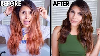 How to fix orange hair SHOCKING HAIR TRANSFORMATION [upl. by Matheson743]