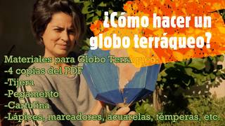 ¿Cómo hacer un globo terráqueo [upl. by Zacarias]