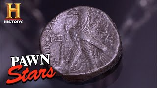 Pawn Stars BIBLICAL COIN WITH A SECRET PAST Season 7  History [upl. by Lyndy728]