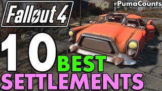 Top 10 Best Settlement Locations in Fallout 4 To Build OnAt No Mods or DLC Required PumaCounts [upl. by Mahgem766]