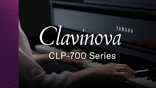 Yamaha Clavinova CLP700 Series Digital Piano Overview [upl. by Kirtap226]