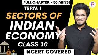 Sectors of Indian Economy Class 10 CBSE Economics Social Science in One Shot  Term 1 Crash Course [upl. by Gwenny565]