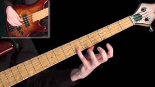 Learn Bass  4 fret technical exercise [upl. by Clarie760]