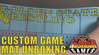 CUSTOM FILSINGER GAMES GAME MAT UNBOXING 2021  Inked Gaming Promoter Toolbox [upl. by Gabriela]