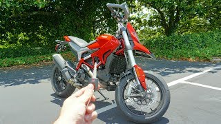 2017 Ducati Hypermotard 939 Ride and Review [upl. by Ahseem]