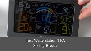 Test Wetterstation TFA Spring Breeze [upl. by Pegma]