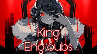 【Kanaria Feat GUMI】KING English Subs [upl. by Yrailih]