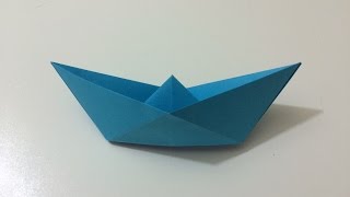 COMO HACER UN BARCO DE PAPEL TUTORIAL PAPIROFLEXIA ORIGAMI [upl. by Golden]