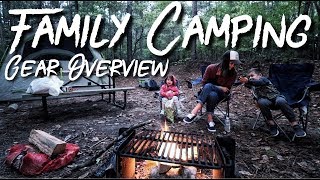 Family Camping  Our Gear Overview [upl. by Eecram77]