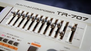 The Roland TR707 Drum Machine [upl. by Rickart777]