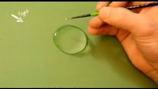 How to paint a water drop in Acrylics [upl. by Akit]