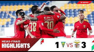 RESUMOHIGHLIGHTS GD EstorilPraia 13 SL Benfica [upl. by Eceertal]