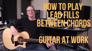 How to play Lead Fills between chords [upl. by Ihcur]