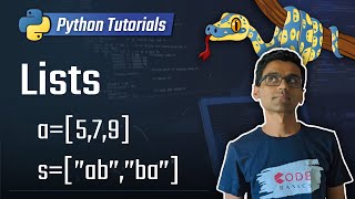 5 Lists Python 3 Programming Tutorials [upl. by Fanny]