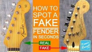 How to Spot a FAKE Fender in Seconds [upl. by Eidnyl697]