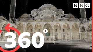 360° Explore Hagia Sophia Istanbuls incredible Roman church  BBC [upl. by Sirrep102]