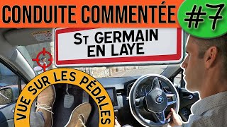 CONDUITE COMMENTÉE 7  Saint Germain en Laye  Permis 2021 [upl. by Randolph266]