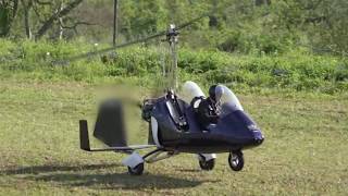 Autogyro Flying Short Field Take Off amp Landing [upl. by Mariand]