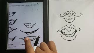 How to Draw Basic Caricature Mouths [upl. by Aracot]