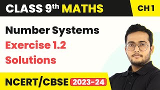 Number Systems  Exercise 12 Solutions  Class 9 Maths Chapter 1 [upl. by Dode]