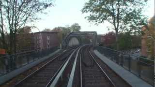 Führerstandsmitfahrt HochbahnHamburg auf der U3 [upl. by Walrath]