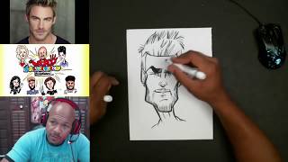 How To Draw Basic Caricature Head Shapes [upl. by Judye]