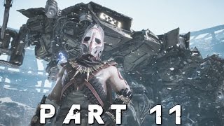 HORIZON ZERO DAWN Walkthrough Gameplay Part 11  Deathbringer PS4 Pro [upl. by Wilhide]