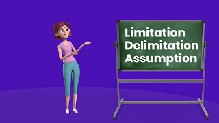 Limitations delimitations and assumptions in research Differences with Examples [upl. by Qulllon]