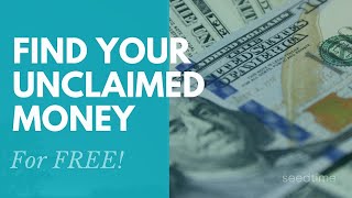 How to find unclaimed money for FREE [upl. by Seta650]