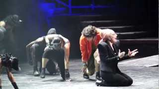 Lady Gaga  Houston TX  Dancing with a fan to ScheiBe [upl. by Neumann]