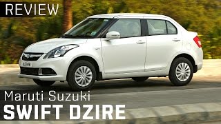 Maruti Suzuki Swift DZire  Video Review  ZigWheels [upl. by Yellat]