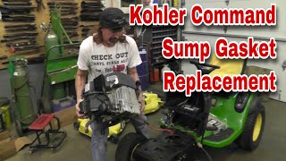 How To Replace The Sump Gasket On A Kohler Command Engine [upl. by Gussy354]