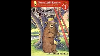 Big Brown Bear by David McPhail [upl. by Hazelton]