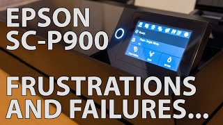 Epson SCP900 Unboxing and first print [upl. by Asoral]