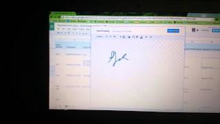 Add Signature to Google Sheets [upl. by Aniakudo]